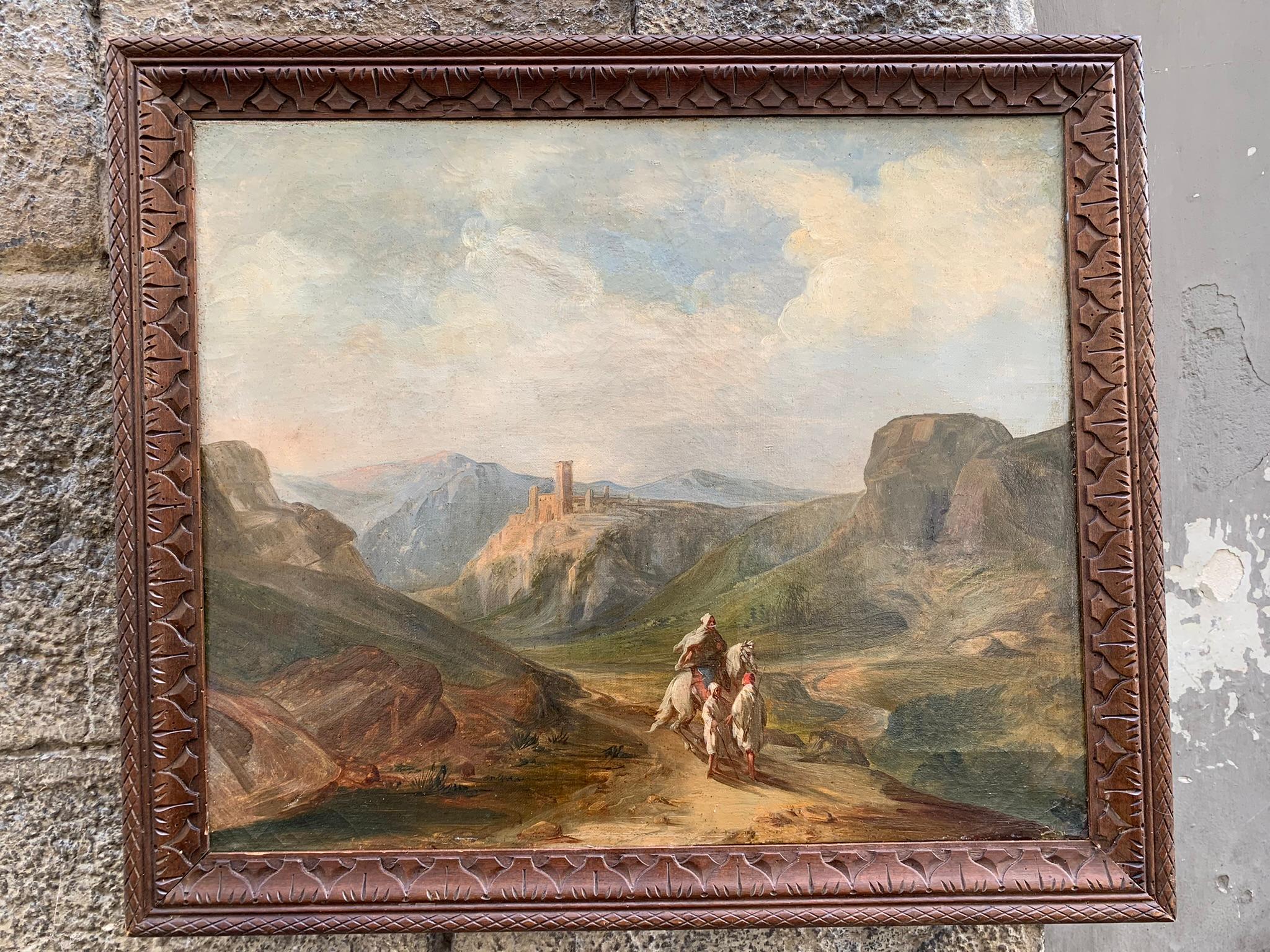 Forteresse au pied de l'Atlas avec les Berbères. Maroc. 19ème siècle. 13