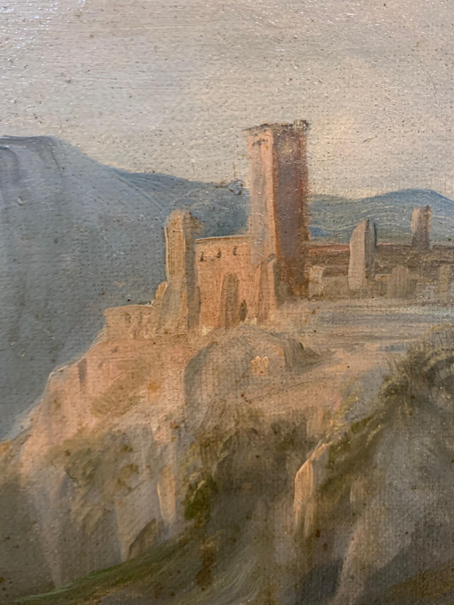 Forteresse au pied de l'Atlas avec les Berbères. Maroc. 19ème siècle. 1