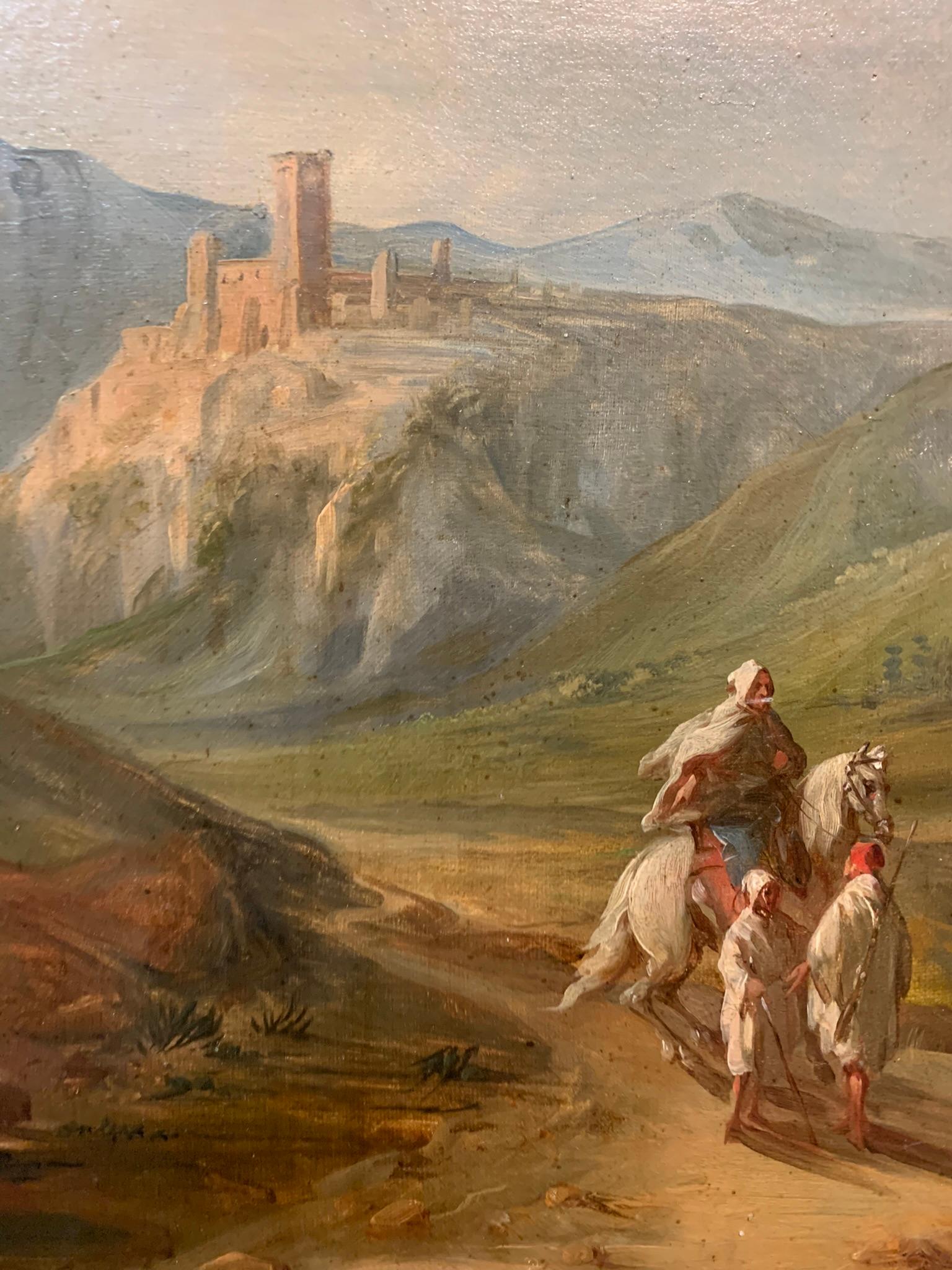 Forteresse au pied de l'Atlas avec les Berbères. Maroc. 19ème siècle. 3