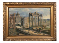 Forum Romanum -  Oil Painting - 19th Century
