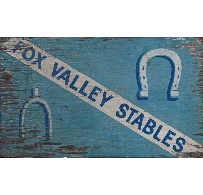 Unknown Figurative Painting – Fox Valley Ställe