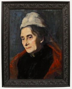 Framed 1888 Oil - Portrait of a Lady