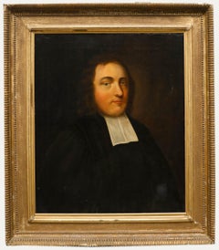 Framed 18th Century Oil - Portrait of Christopher Tennant of Sampson's Hall