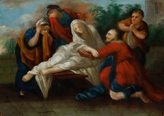 Framed 19th Century Oil - Dormition of the Virgin Mary