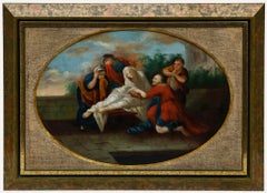Framed 19th Century Oil - Dormition of the Virgin Mary