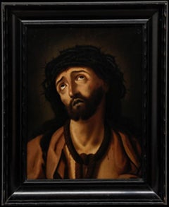 Framed 19th Century Oil - Ecce Homo