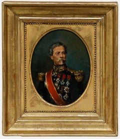 Framed 19th Century Oil - Portrait of a French Military Officer
