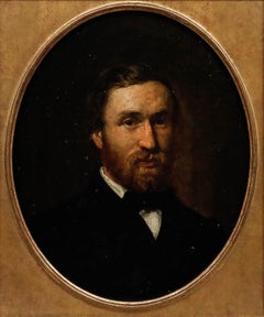 Framed 19th Century Oil - Portrait of a Gentleman
