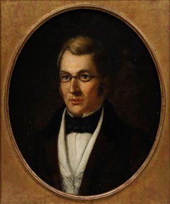 Framed 19th Century Oil - Portrait of a Gentleman
