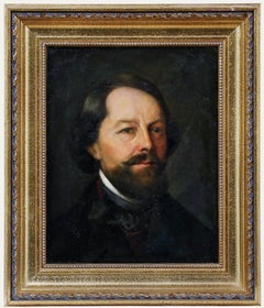Framed 19th Century Oil - Portrait of a Gentleman