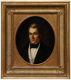 Framed 19th Century Oil - Portrait of a Gentleman