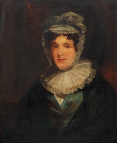 Framed 19th Century Oil - Portrait of Mrs Christie