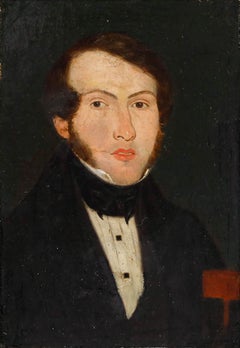 Framed 19th Century Oil - Robert Peel of Knowlmere