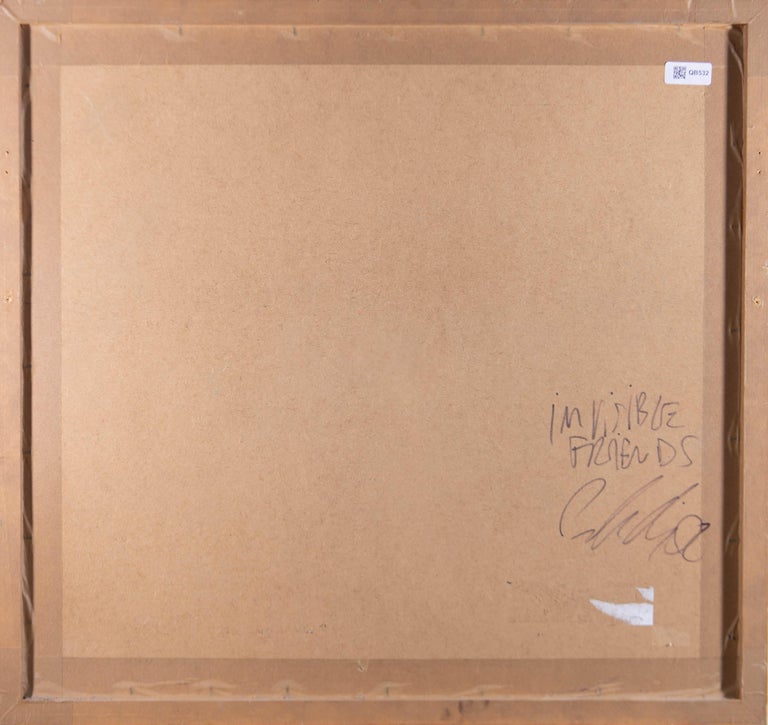 Unknown - Framed 2002 Acrylic - Invisible Friends at 1stDibs