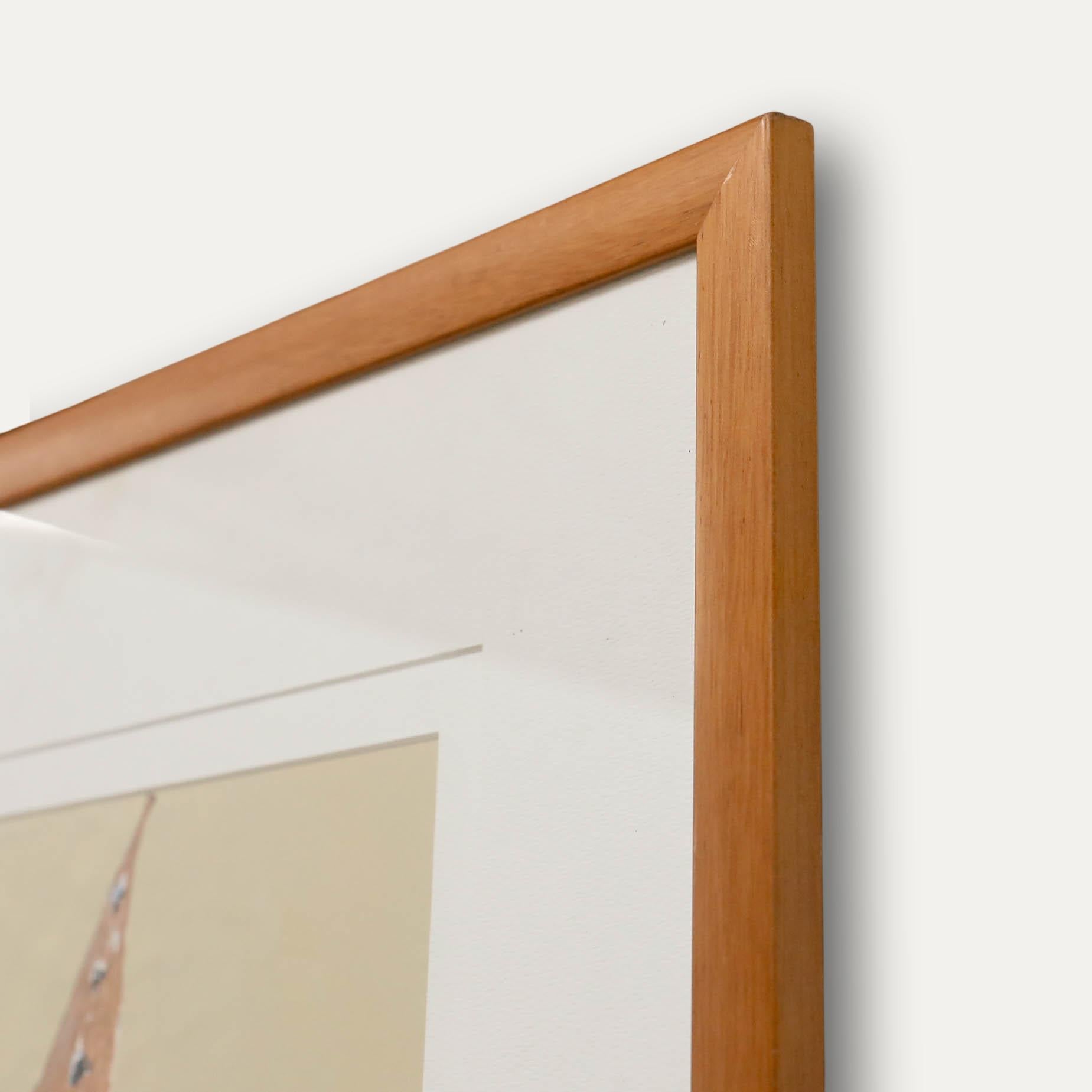 Gerahmtes Acryl des 20. Jahrhunderts - Maskerade im Angebot 1