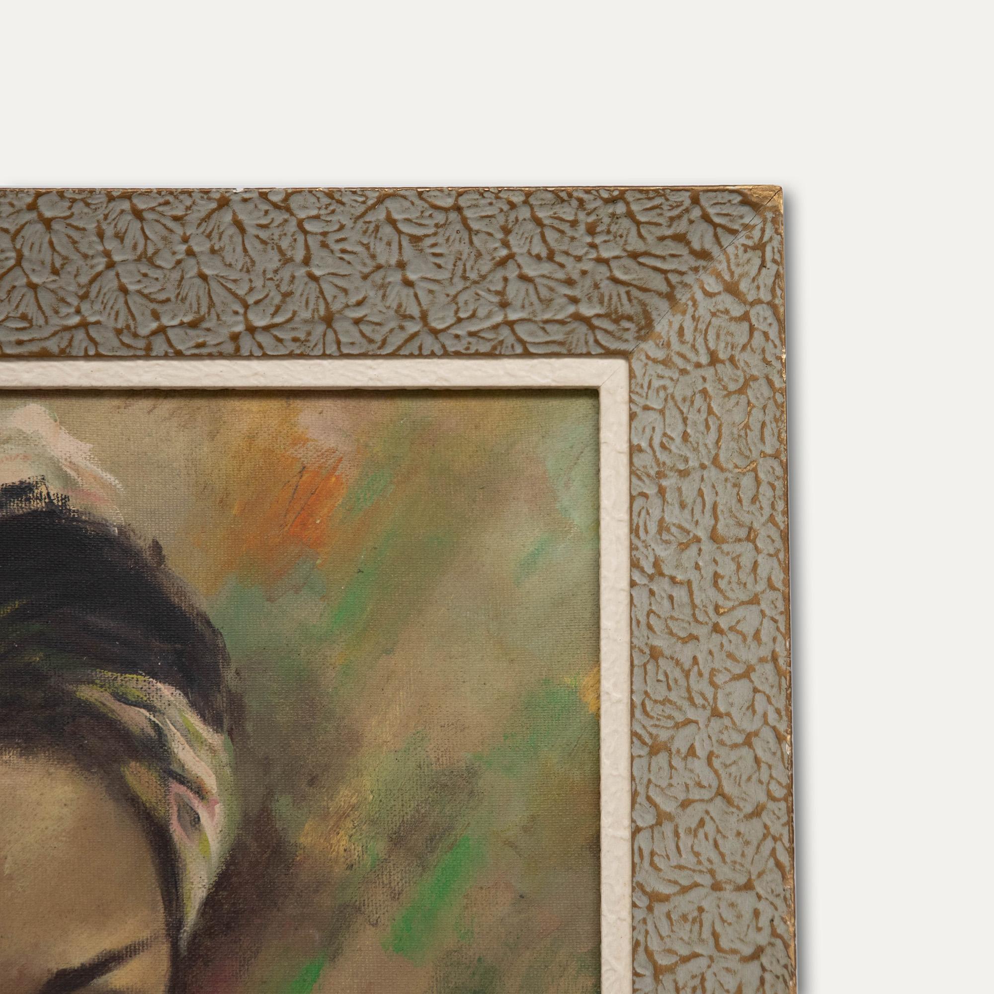 Framed 20th Century Oil - Balinese Beauty 2