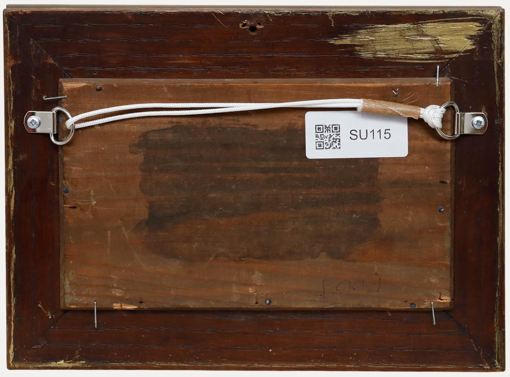 Gerahmtes Öl des 20. Jahrhunderts - Küstenstudie (Braun), Landscape Painting, von Unknown