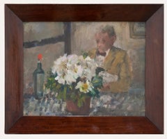 Framed 20th Century Oil - Fine Dining