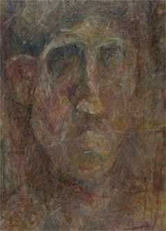 Framed 20th Century Oil - Head Study