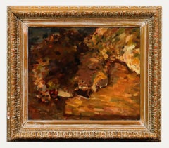 Framed 20th Century Oil - Impressionist Portrait