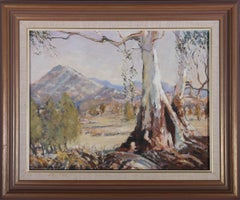 Framed 20th Century Oil - Southern Blue Gum