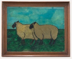 Framed 20th Century Oil - Two Suffolks