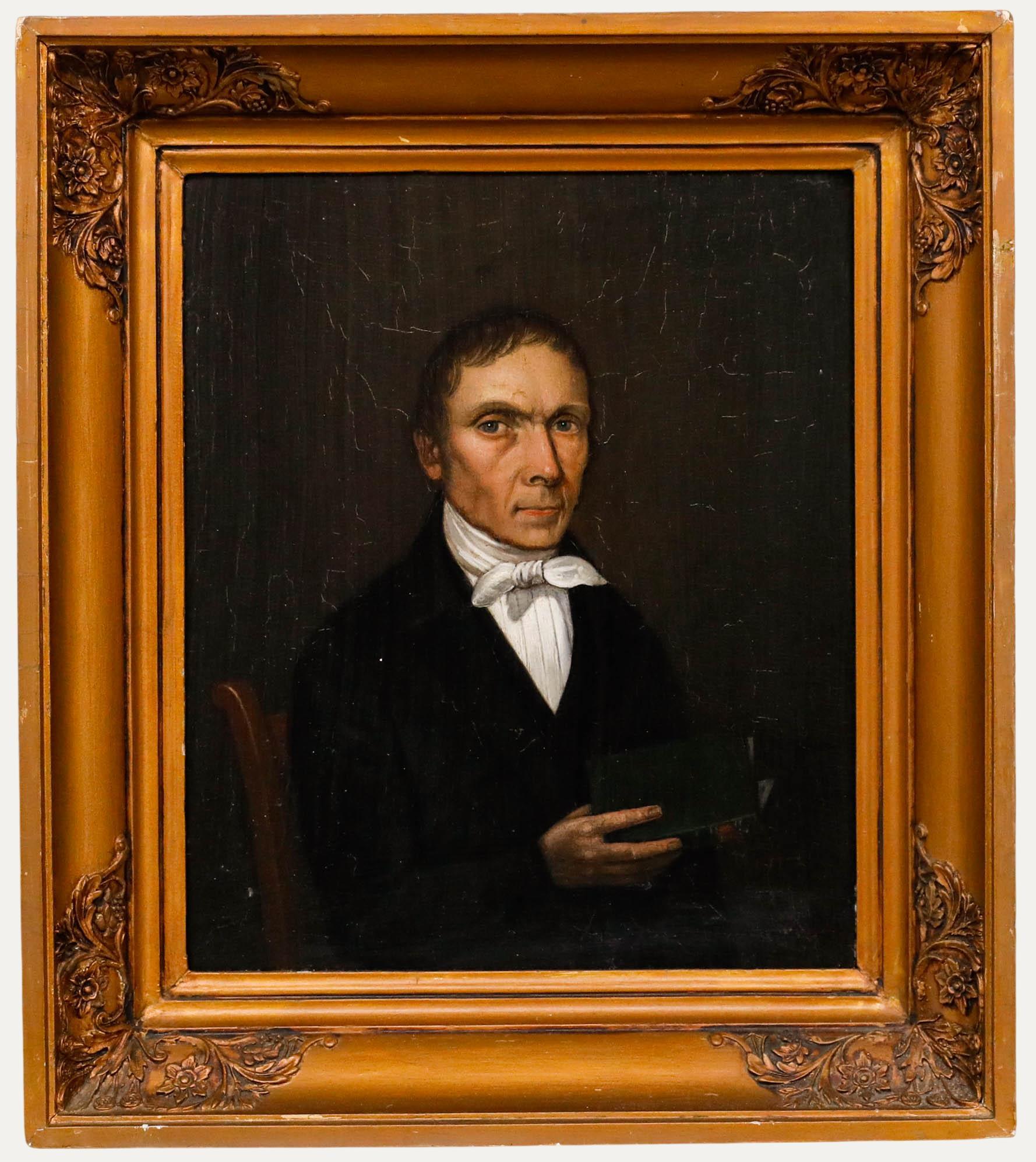 Huile encadrée de C.I.C. - Le gentleman insolite