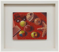 Framed Contemporary Oil - Still Life with Starfish