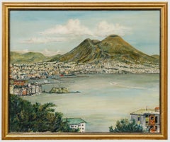 Framed Contemporary Oil - The Bay of Naples