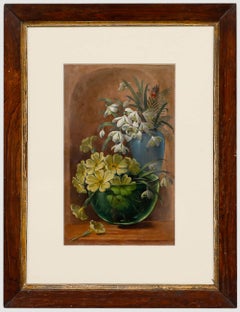 Framed Early 20th Century Oil - Floral Still Life