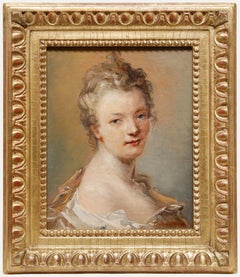 Framed Early 20th Century Oil - Portrait of a Lady
