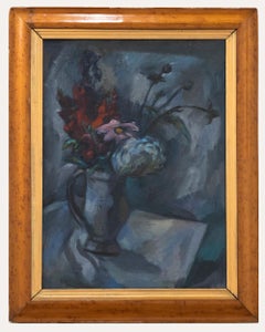 Framed Early 20th Century Oil - Still Life of Flowers