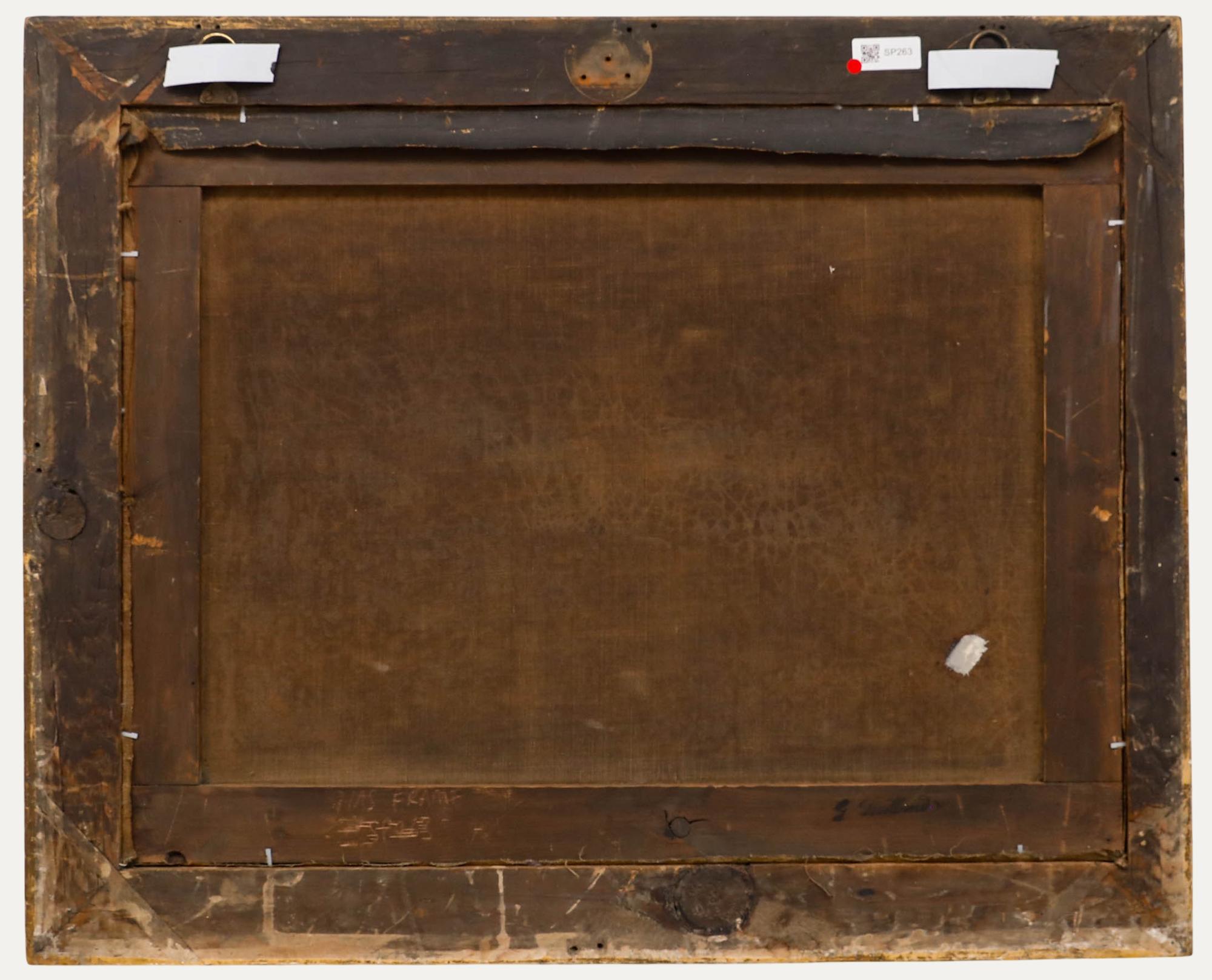 Gerahmte English School Öl aus dem 19. Jahrhundert - A Favourite Bay Hunter (Braun), Animal Painting, von Unknown