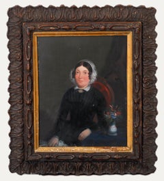 Framed Late 19th Century Oil - A Distinguished Lady