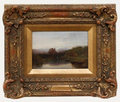 Framed Late 19th Century Oil - Anglers