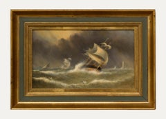 Olio della fine del XIX secolo incorniciato - Brisk One