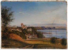 Framed Late 19th Century Oil - Coastal View