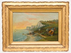 Framed Late 19th Century Oil - Lynmouth Bay