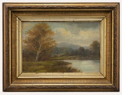 Framed Late 19th Century Oil - Quiet on the River