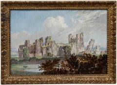 Framed Mid 19th Century Oil - Caerphilly Castle