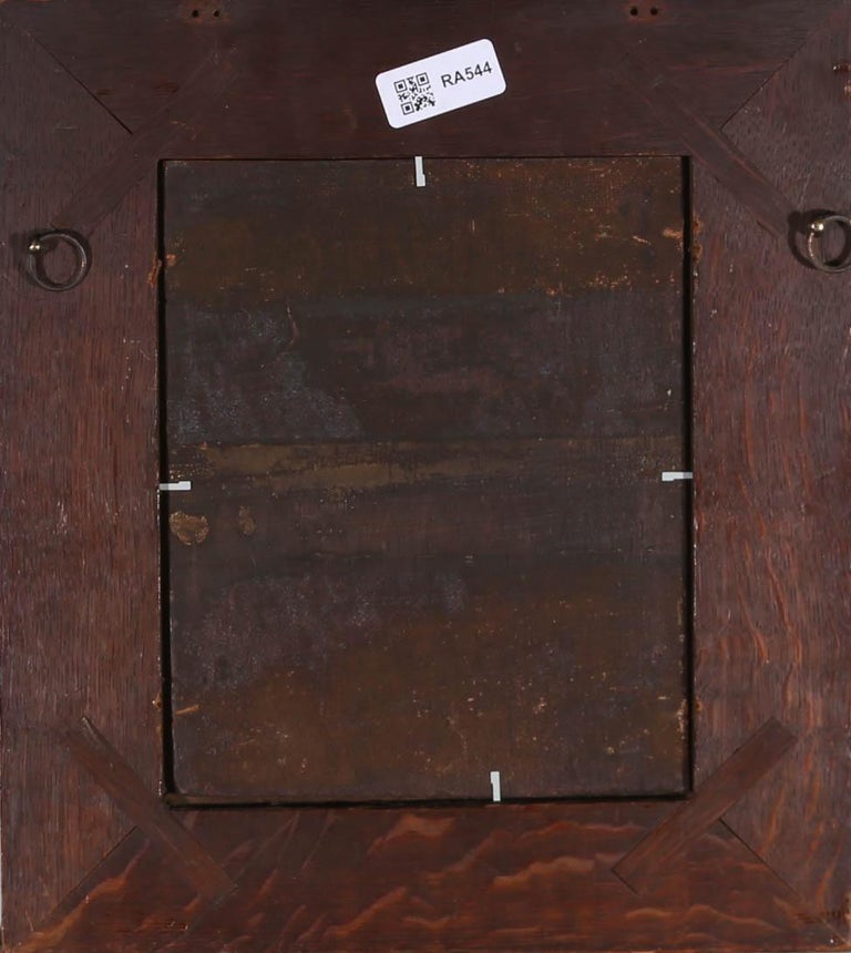 Unknown - Framed Mid 19th Century Oil - Tip-Toeing Traveller For Sale ...