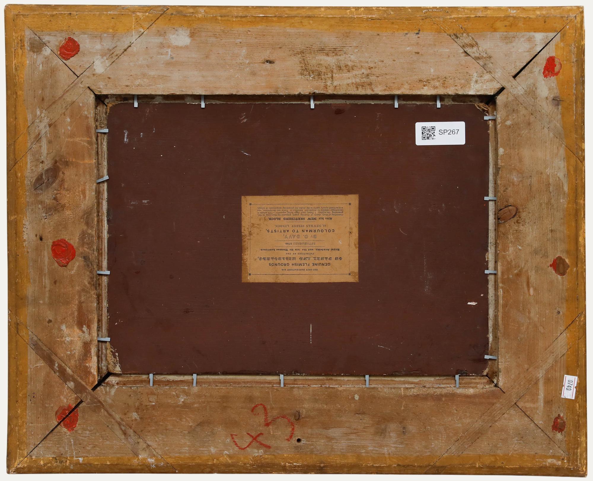 Framed Mid 19th Century Oil - Walking Guns For Sale 1