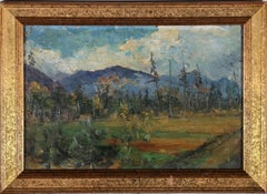 Framed Mid 20th Century Oil - Blue Mountains
