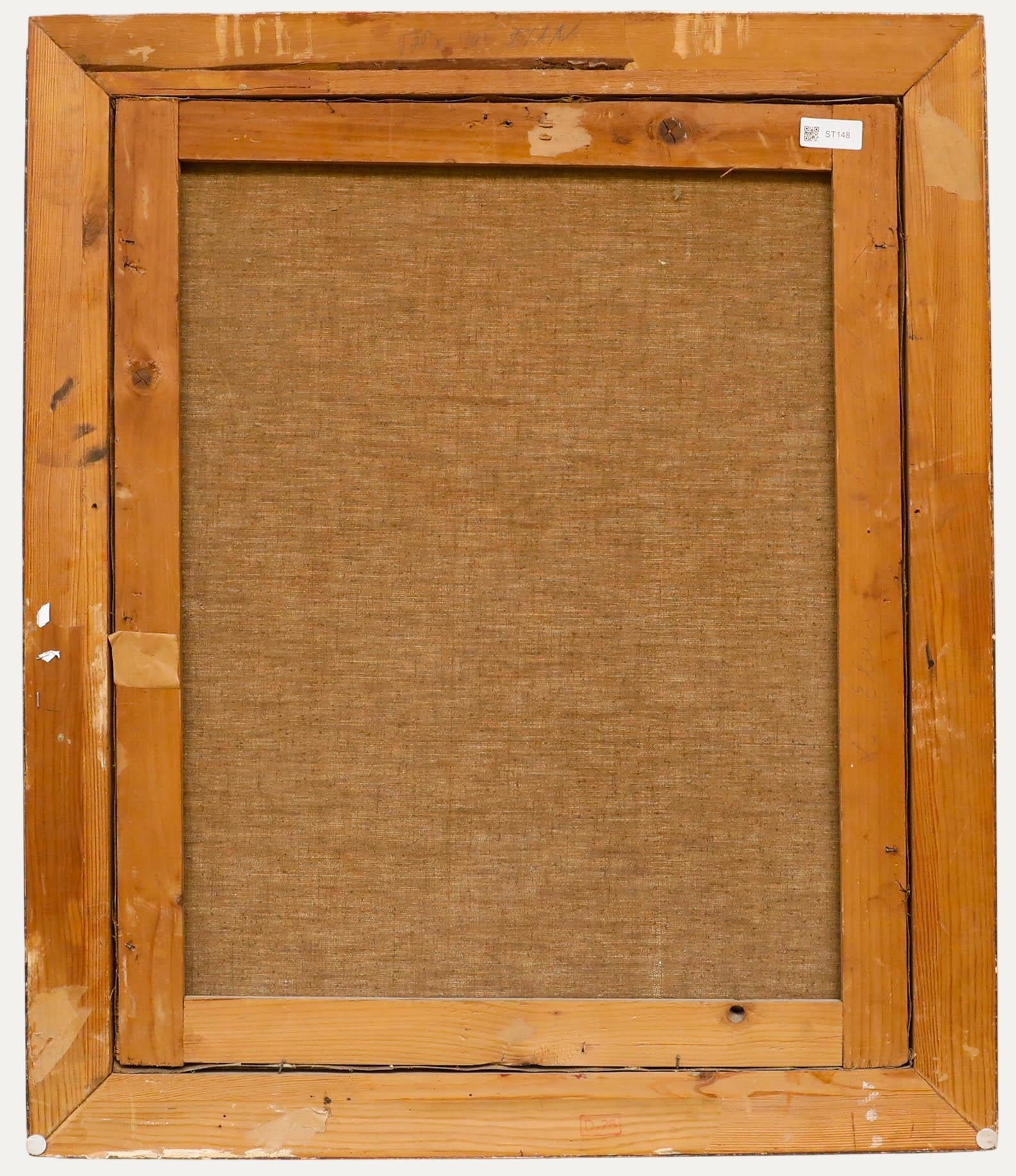 Framed Mid 20th Century Oil - Portrait of a Surgeon - Brown Portrait Painting by Unknown