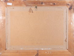 Framed Mid 20th Century Oil - Two Chairs & Guitar