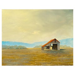 Framed Oil on Canvas "Arrowheads" by Michael Francis Reagan