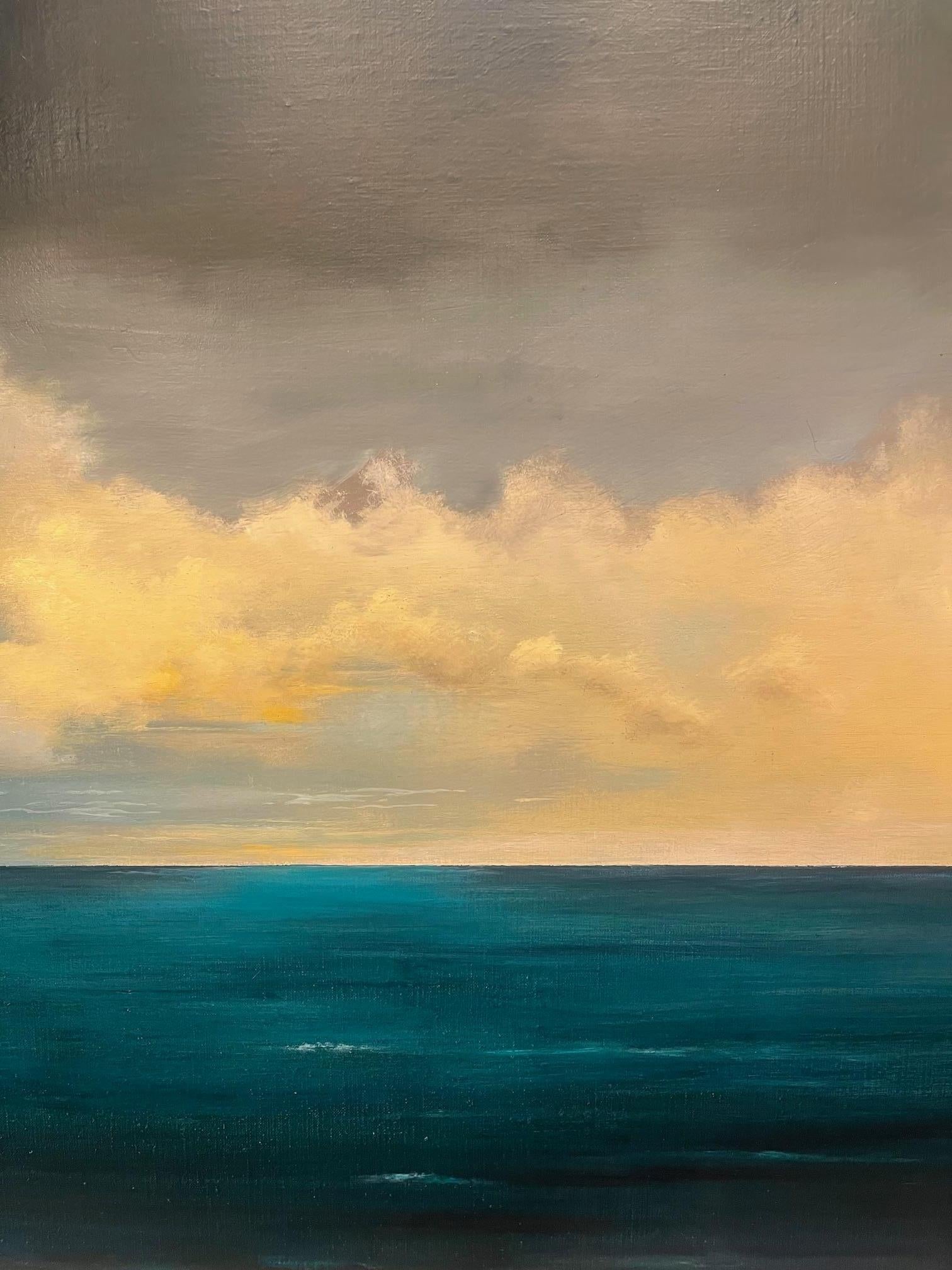 Gerahmtes Ölgemälde auf Leinwand „Gulf Stream“ von Michael Francis Reagan im Angebot 3