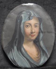 France 17th Century, The Holy Virgin, oil on copper