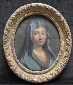 France 17th Century, The Holy Virgin, oil on copper