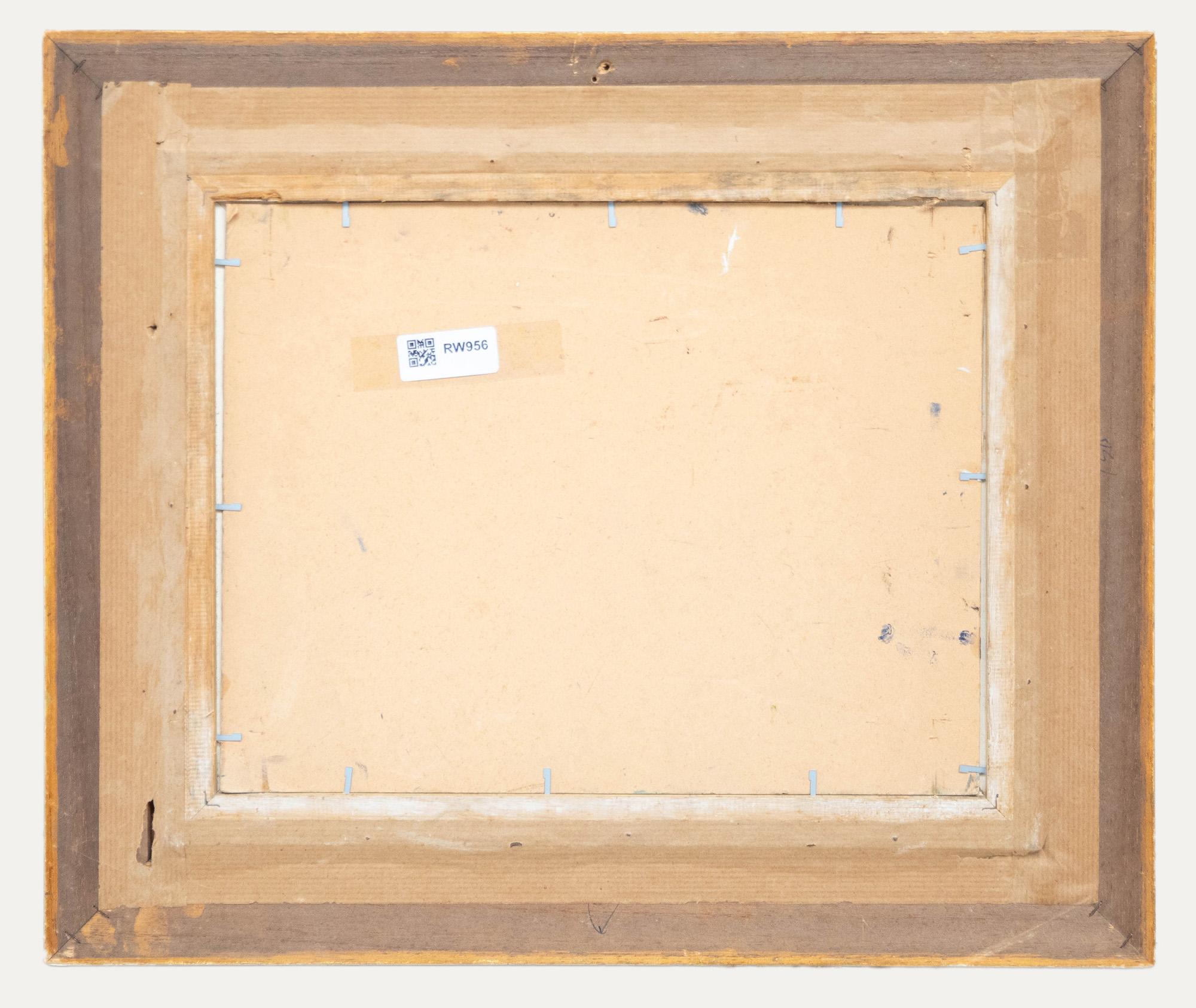 Francisco Díaz Sánchez (1912-1982) - Óleo de la Spanish School, Los materiales del artista - Still-Life Painting Beige de Unknown